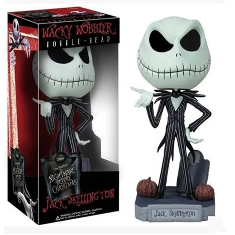 Disney The Nightmare Before Christmas Pumpkin Prince Skull Jack Vinyl Can Be Shaken Decorative Ornaments 18cm Toys For Children 
Disney The Nightmare Before Christmas Pumpkin Prince Skull Jack Vinyl Can Be Shaken Decorative Ornaments 18cm Toys For Children
