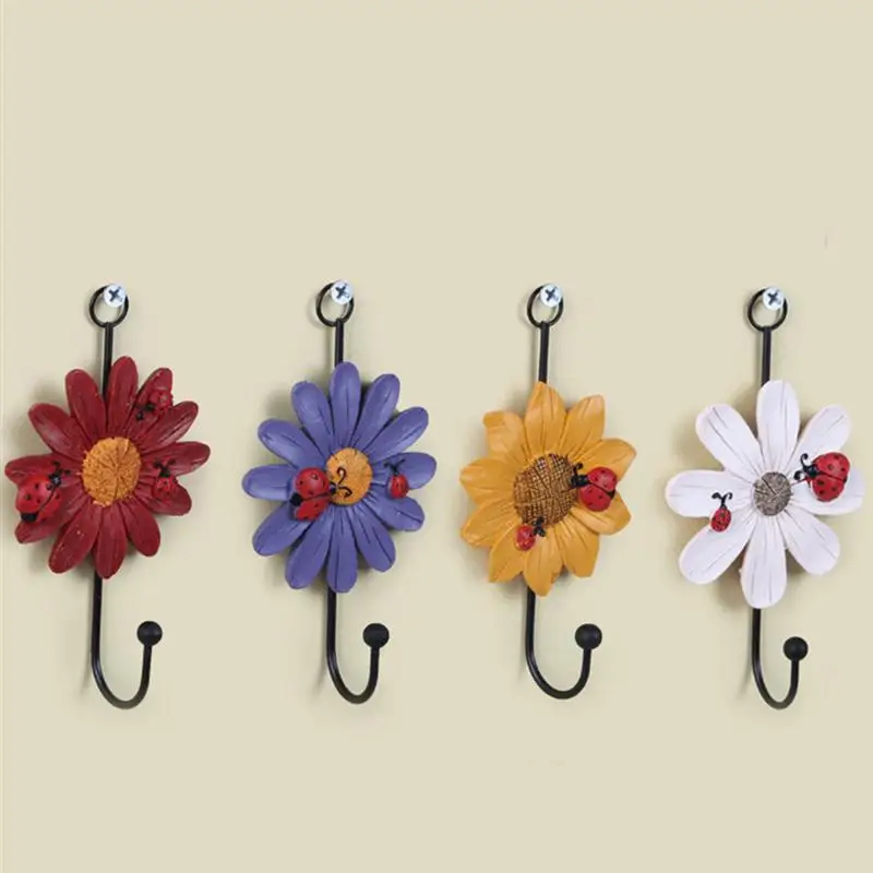 4 Pcs Resin Hooks Daisy Decorative Hooks Wall Hooks Wall Hangers Hanging Wall Mounted Key Hook for Home Restaurant (White + Red
4 Pcs Resin Hooks Daisy Decorative Hooks Wall Hooks Wall Hangers Hanging Wall Mounted Key Hook for Home Restaurant (White + Red