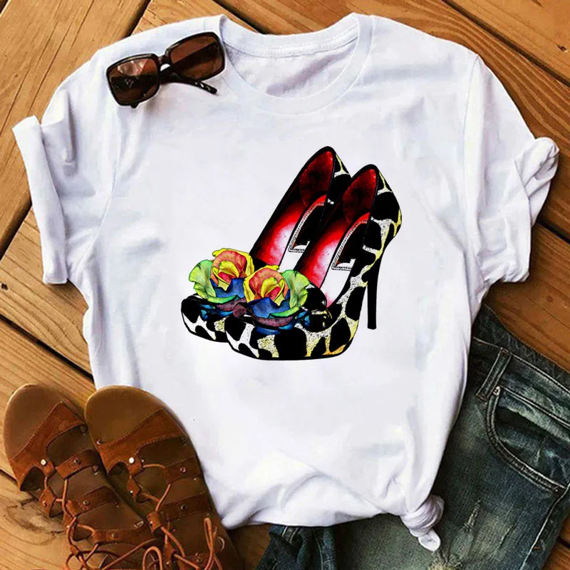 Women's Clothing Summer 2021 Fashion Women T Shirt Red High Heels Shoes and Lipstick Print Vogue Tops 90s Ladies Tee Shirt Femme
Women's Clothing Summer 2021 Fashion Women T Shirt Red High Heels Shoes and Lipstick Print Vogue Tops 90s Ladies Tee Shirt Femme