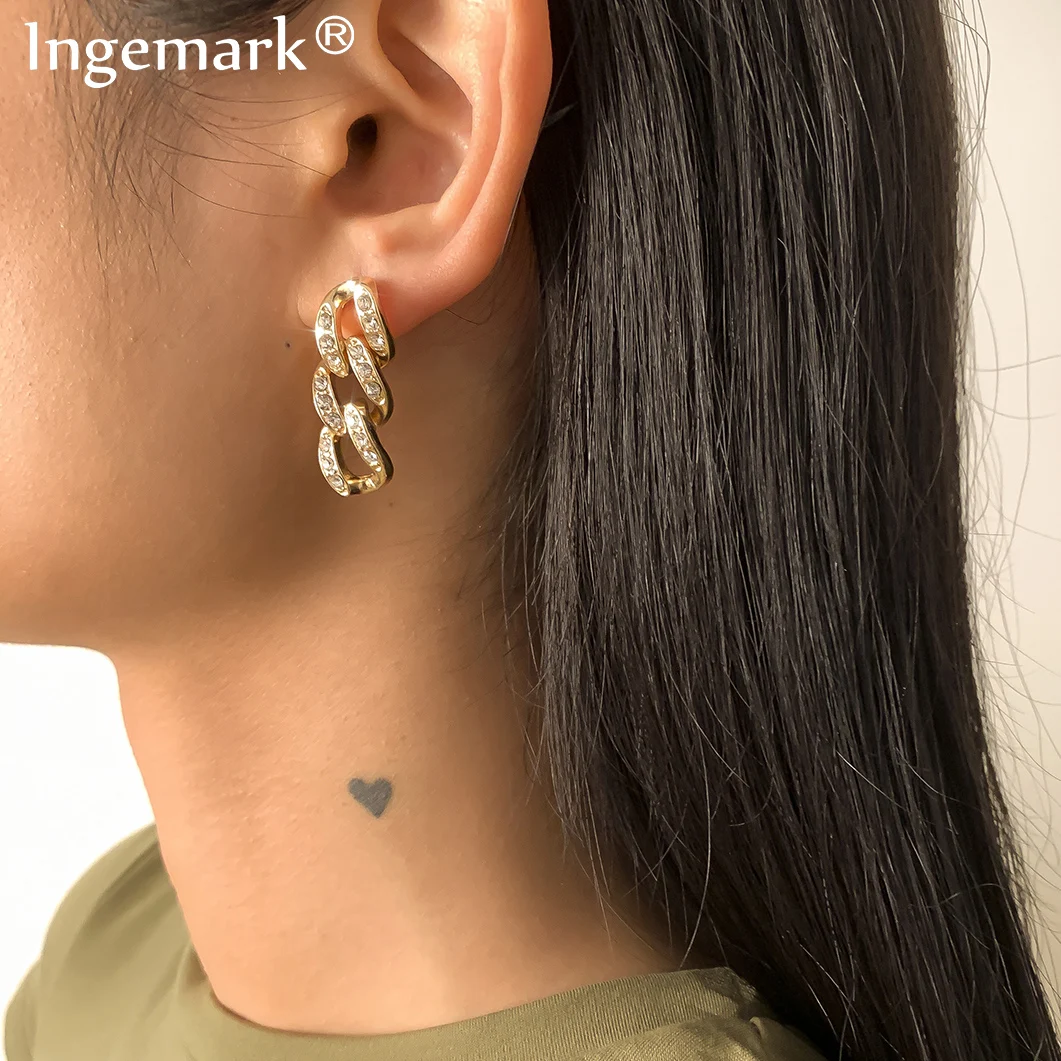 Earrings Punk Earrings 2021 New Style Chain Earrings Simple Sexy Design Earrings Jewelry Chain Crystal Metallic Geometric Women
Earrings Punk Earrings 2021 New Style Chain Earrings Simple Sexy Design Earrings Jewelry Chain Crystal Metallic Geometric Women