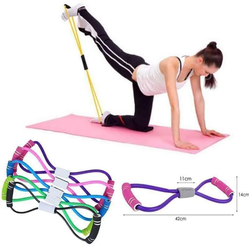 Fitness Yoga Rope Resistance 8 Word Chest Expander Rope Build Muscle Weight Loss Elastic Bands Arms Training Tool Tension Rope
Fitness Yoga Rope Resistance 8 Word Chest Expander Rope Build Muscle Weight Loss Elastic Bands Arms Training Tool Tension Rope