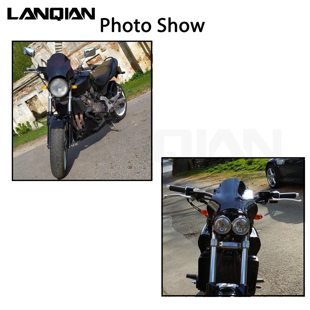 Motorcycle Windshield WindScreen Smoke Screen For Yamaha V-MAX VMax 1200 Honda CB400 CB600 CB750 CB900 CB919 CB250 Hornet
Motorcycle Windshield WindScreen Smoke Screen For Yamaha V-MAX VMax 1200 Honda CB400 CB600 CB750 CB900 CB919 CB250 Hornet