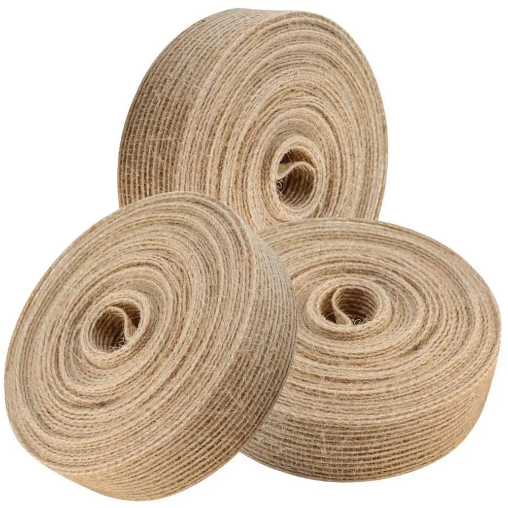 Jute Burlap Ribbon Vintage Twine Lace Rope For Gift Packing Rustic Wedding Decoration DIY Hair Accessories Party Favor Supplies
Jute Burlap Ribbon Vintage Twine Lace Rope For Gift Packing Rustic Wedding Decoration DIY Hair Accessories Party Favor Supplies