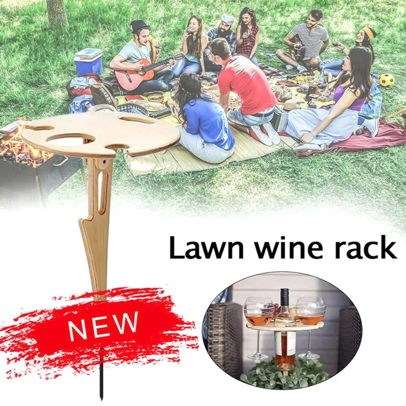 Portable Mini Wood Foldable Lawn Wine Rack Outdoor Red Wine Table for Picnic Camp Party Garden Beach Folding Rack Small Desktop
Portable Mini Wood Foldable Lawn Wine Rack Outdoor Red Wine Table for Picnic Camp Party Garden Beach Folding Rack Small Desktop