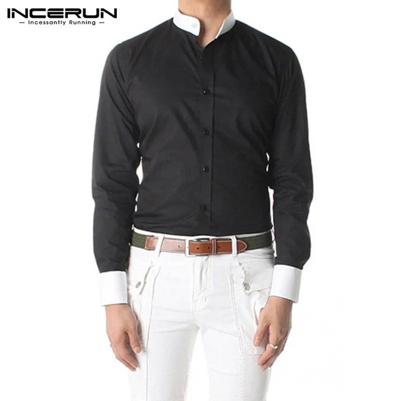 INCERUN Men Shirt Patchwork Streetwear Stand Collar Fashion Casual Business Shirts 2022 Button Long Sleeve Camisas Hombre S-5XL
INCERUN Men Shirt Patchwork Streetwear Stand Collar Fashion Casual Business Shirts 2022 Button Long Sleeve Camisas Hombre S-5XL