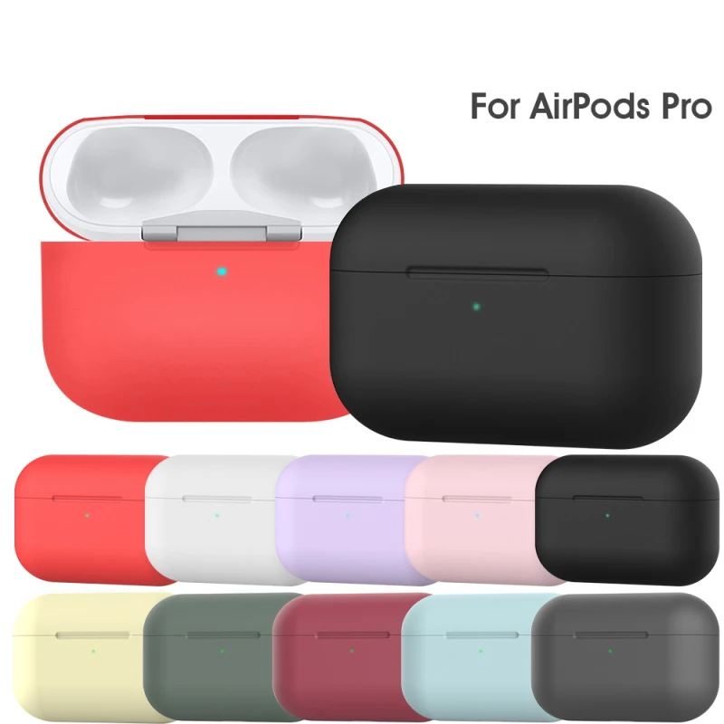 Silicone Earphone Charging Case Protector Cover for Airpods Pro Wireless Headphone Charger
Silicone Earphone Charging Case Protector Cover for Airpods Pro Wireless Headphone Charger