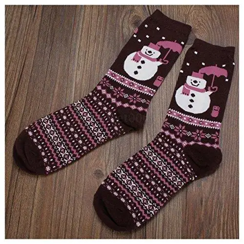 1 Pair Women Men Christmas Deer Snowflake Santa Snowman Cartoon Thick Socks Hosiery Colors:Brown
1 Pair Women Men Christmas Deer Snowflake Santa Snowman Cartoon Thick Socks Hosiery Colors:Brown