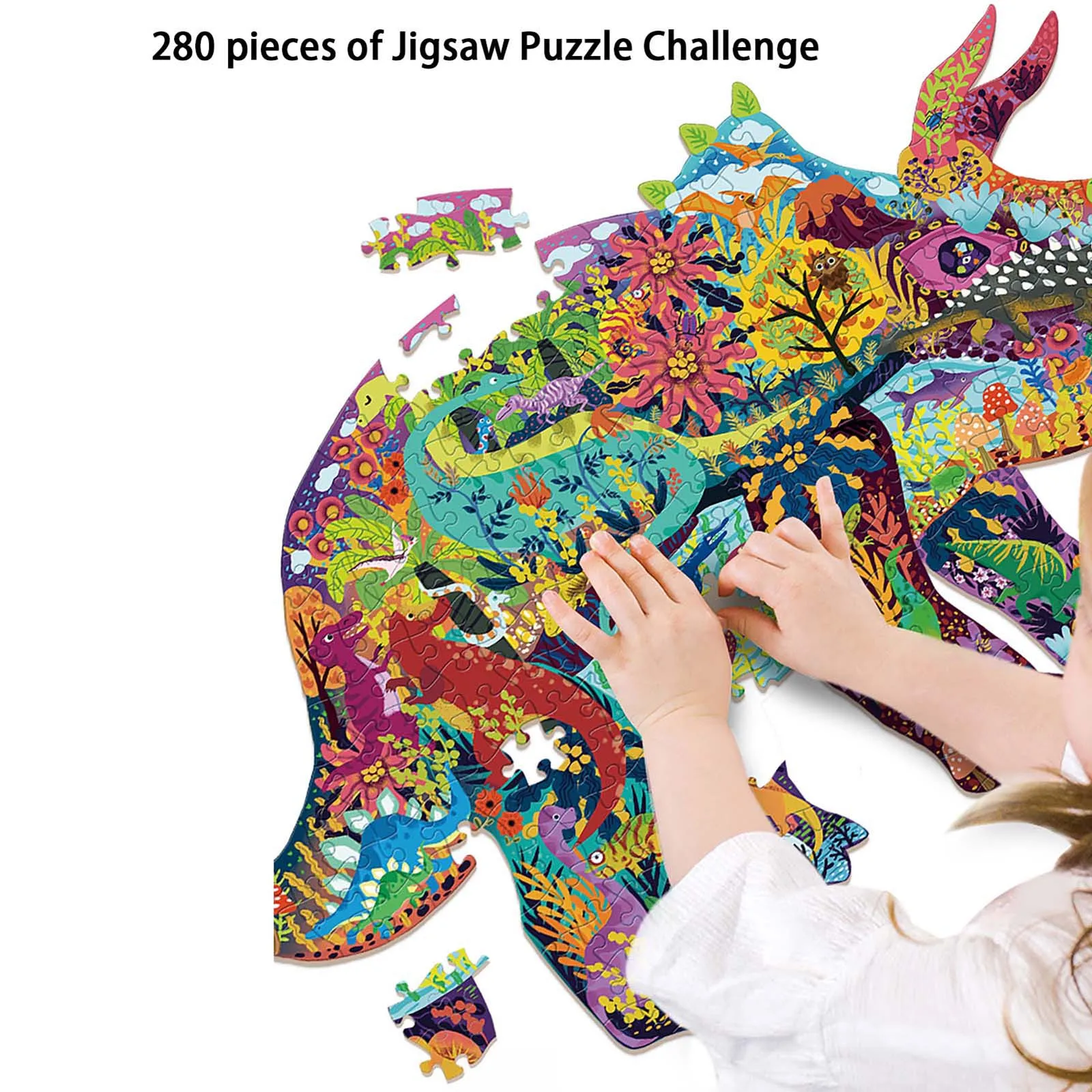 HIINST 280pcs Dinosaur Shape Irregular Wooden Jigsaw Puzzle Toys Kdis Early Educational Toys Building Block 2021
HIINST 280pcs Dinosaur Shape Irregular Wooden Jigsaw Puzzle Toys Kdis Early Educational Toys Building Block 2021