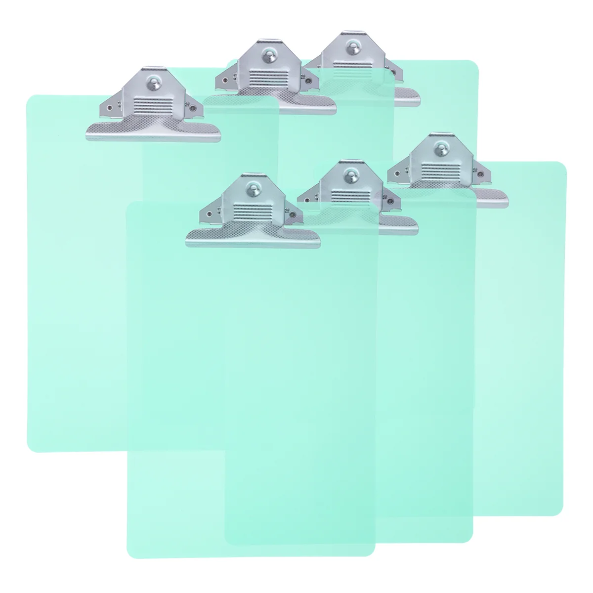 6pcs Semitransparent Clip Board A4 Clipboards for Memo Paper Files Holding (Green)
6pcs Semitransparent Clip Board A4 Clipboards for Memo Paper Files Holding (Green)