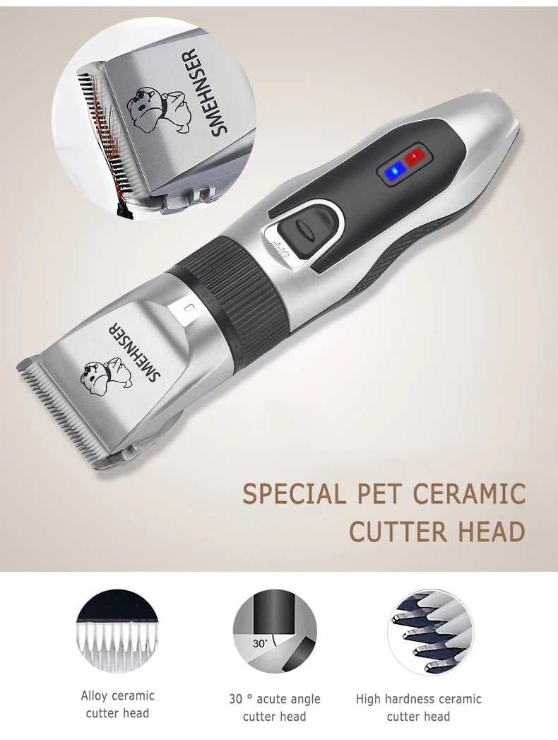 Pet Professional Dog Grooming Clipper Kit Thick Fur Hair Trimmer Electric Shaver
Pet Professional Dog Grooming Clipper Kit Thick Fur Hair Trimmer Electric Shaver