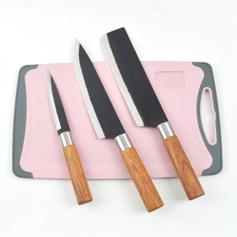 Handmade Forged Fruit Knives 30Cr13 Super Sharp Blade Comfortable Wood Handle Chef Paring Knife High Carbon Steel Knife
Handmade Forged Fruit Knives 30Cr13 Super Sharp Blade Comfortable Wood Handle Chef Paring Knife High Carbon Steel Knife