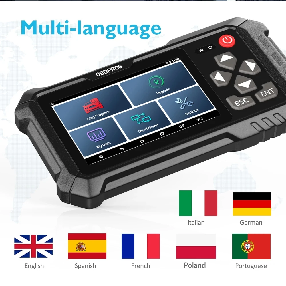 OBDPROG 501 Professional Key Programmer Car Diagnostic Tool Wifi Remote Key Master Immobilizer IMMO Code Reader OBD 2 Scanner
OBDPROG 501 Professional Key Programmer Car Diagnostic Tool Wifi Remote Key Master Immobilizer IMMO Code Reader OBD 2 Scanner