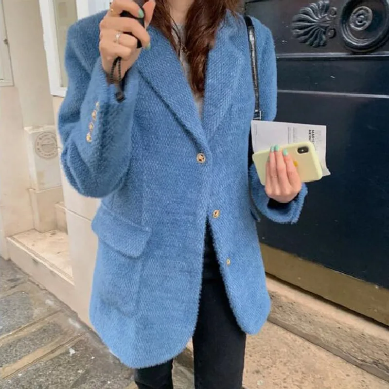 High Quality Korean Elegant Women Jacket Coat Vintage Long Sleeve Autumn Winter Thick Warm woolen Outwear Office Ladies Coats
High Quality Korean Elegant Women Jacket Coat Vintage Long Sleeve Autumn Winter Thick Warm woolen Outwear Office Ladies Coats
