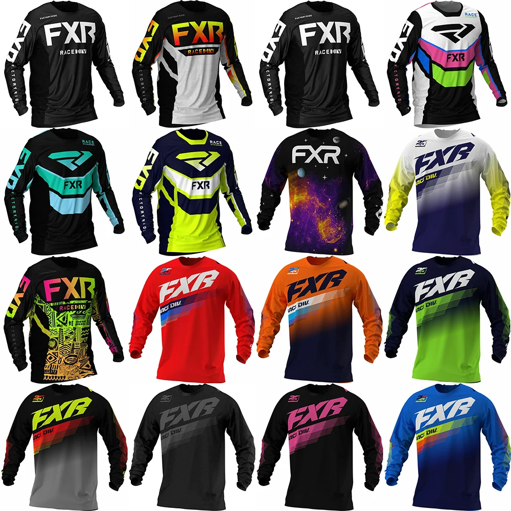 2021 Pro Motocross Downhill Jerseys MOTO FXR Mountain Bike MTB Shirts Offroad DH Motorcycle Jersey Motocross Sportwear Clothing
2021 Pro Motocross Downhill Jerseys MOTO FXR Mountain Bike MTB Shirts Offroad DH Motorcycle Jersey Motocross Sportwear Clothing
