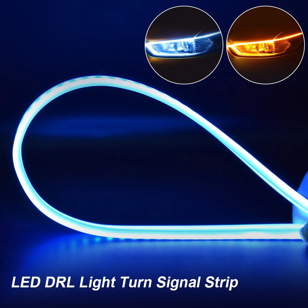 2PCS Flexible LED Strip Light Car Headlight Strips 60CM LED Daytime Running Light Turn Signal Strip for Headlight Waterproof
2PCS Flexible LED Strip Light Car Headlight Strips 60CM LED Daytime Running Light Turn Signal Strip for Headlight Waterproof