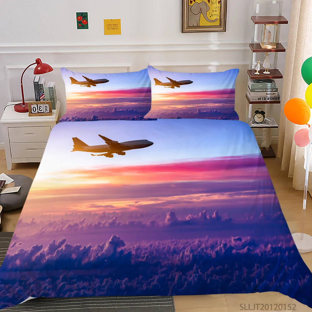 3D Airplane Print Bedding Set Queen Size Duvet Cover Set 2/3pcs Pillowcase Soft Breathable High Quality Boys Teen Adult
3D Airplane Print Bedding Set Queen Size Duvet Cover Set 2/3pcs Pillowcase Soft Breathable High Quality Boys Teen Adult