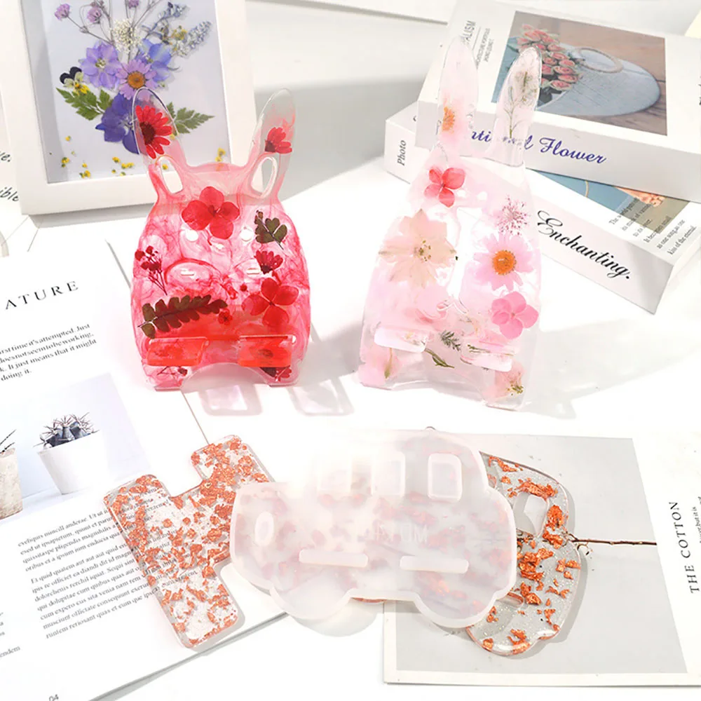 1 kit Mobile Phone Holder Silicone Mold DIY Crystal Epoxy Resin Casting Molds Handmade Decoration Crafts Making Many Styles
1 kit Mobile Phone Holder Silicone Mold DIY Crystal Epoxy Resin Casting Molds Handmade Decoration Crafts Making Many Styles