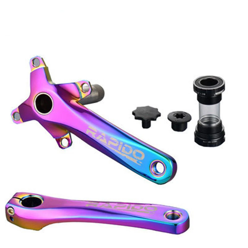 Mountain Bike Crankset Mountain Bike Bicycle Hollow One Crank Modified Single Disc 104BCD 32 34 36 38 T Crank Chassis
Mountain Bike Crankset Mountain Bike Bicycle Hollow One Crank Modified Single Disc 104BCD 32 34 36 38 T Crank Chassis