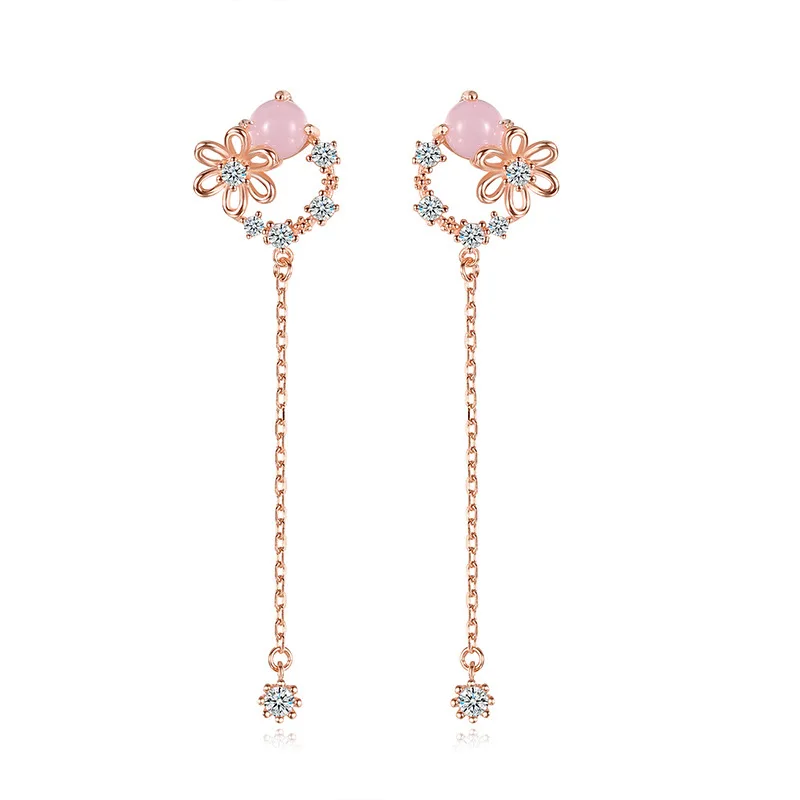 925 Sterling Silver Tassel Ear Line Simple Flower Fresh Long Style Tassel Earring for Women Long Earrings Jewelry Silver
925 Sterling Silver Tassel Ear Line Simple Flower Fresh Long Style Tassel Earring for Women Long Earrings Jewelry Silver