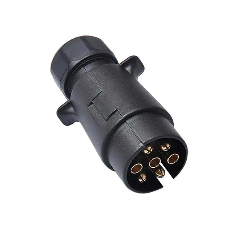 12V 7 Pin Plastic European Trailer Plug Tow Bar Electrics Connector Trailer Adapter For Indicators Side Lights Brake Lights
12V 7 Pin Plastic European Trailer Plug Tow Bar Electrics Connector Trailer Adapter For Indicators Side Lights Brake Lights