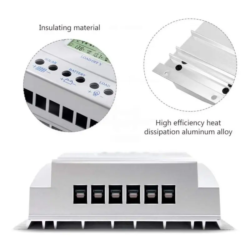 Solar Power Controller MPPT PWM Solar Controller 2 IN 1 LCD 80A 60A 12V 24V Solar Controller Battery Charge Electrical Equipment
Solar Power Controller MPPT PWM Solar Controller 2 IN 1 LCD 80A 60A 12V 24V Solar Controller Battery Charge Electrical Equipment