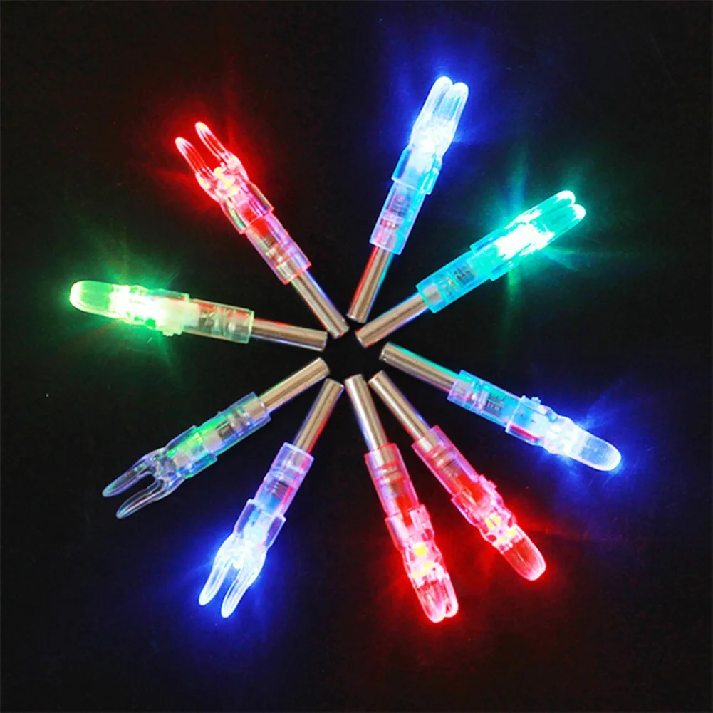 3pcs Archery Lighted Nocks Automatically LED Lighting Arrow Nocks Outdoor Hunting Colorful Glowing Arrow Shaft Tail Accessories
3pcs Archery Lighted Nocks Automatically LED Lighting Arrow Nocks Outdoor Hunting Colorful Glowing Arrow Shaft Tail Accessories