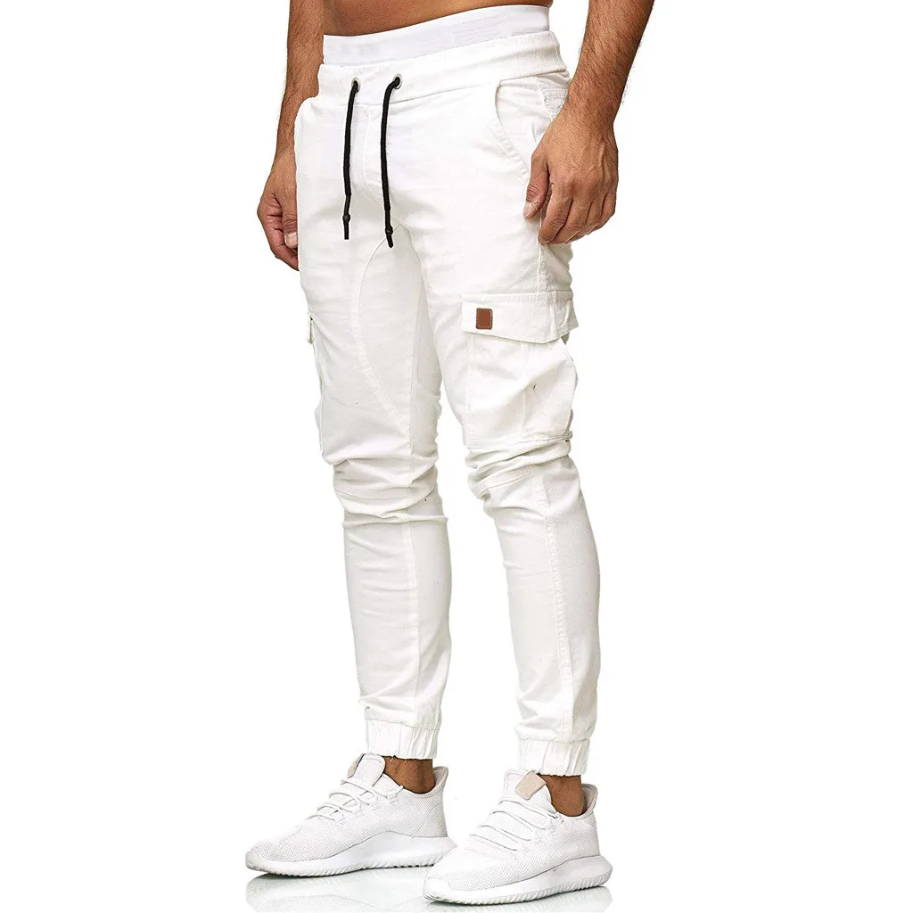Men Sweatpants Slacks Casual Elastic Joggings Sport Solid Baggy Pockets Trousers man pants Hot sell L919
Men Sweatpants Slacks Casual Elastic Joggings Sport Solid Baggy Pockets Trousers man pants Hot sell L919