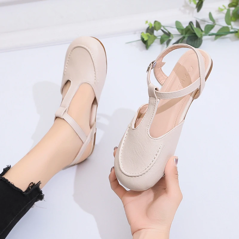 Female Sandal Comfort Shoes for Women Fashion Flat with Fits True to Size, Take Your Normal Size Buckle Strap Open Back Strap PU
Female Sandal Comfort Shoes for Women Fashion Flat with Fits True to Size, Take Your Normal Size Buckle Strap Open Back Strap PU