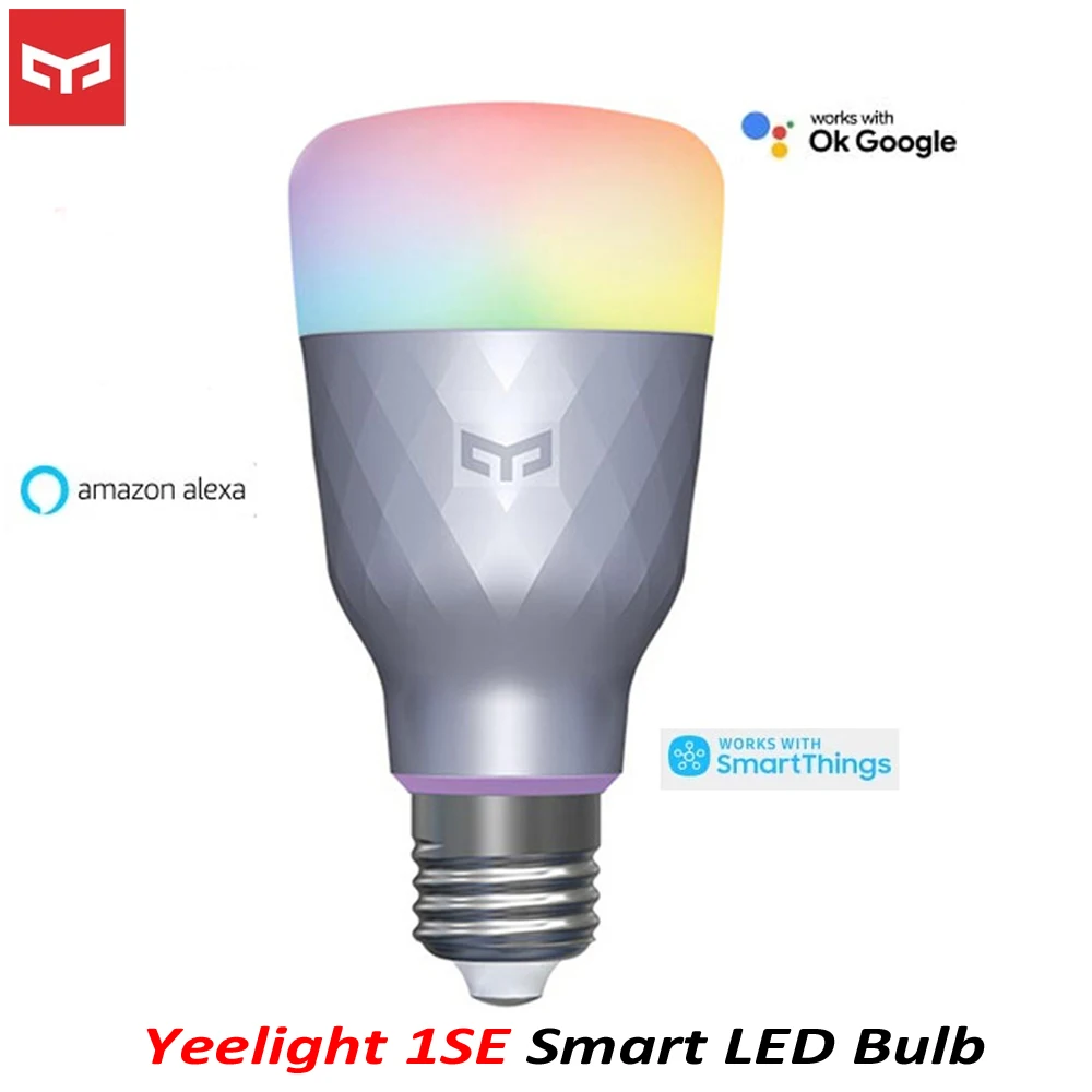 Умная Светодиодная лампа Yee light 1SE E27 6 Вт 2020-100 В переменного тока цветной