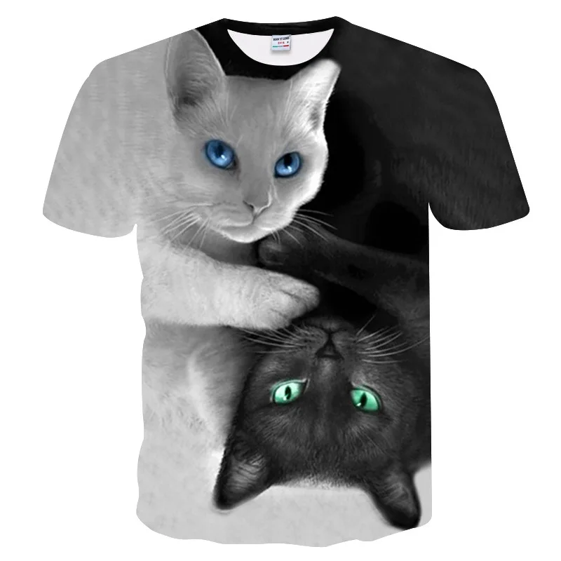 2021 New Fashion Cool T-shirt Men/Women 3d Tshirt Print Two Cat 2PC Short Sleeve Summer Tees Streetwear Oversized T Shirt
2021 New Fashion Cool T-shirt Men/Women 3d Tshirt Print Two Cat 2PC Short Sleeve Summer Tees Streetwear Oversized T Shirt