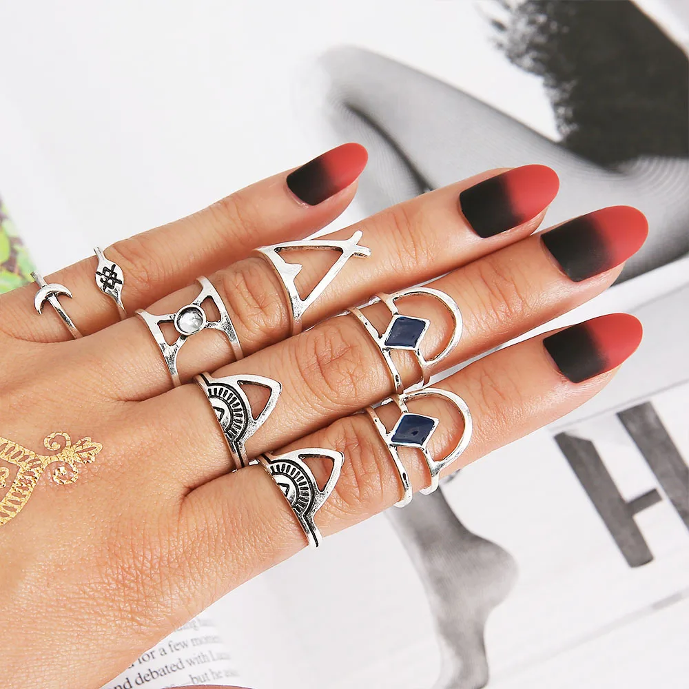 2021 goth rings for girls ring set for women boho jewelry anillos aesthetic woman bague slytherin accessories finger ear rings
2021 goth rings for girls ring set for women boho jewelry anillos aesthetic woman bague slytherin accessories finger ear rings