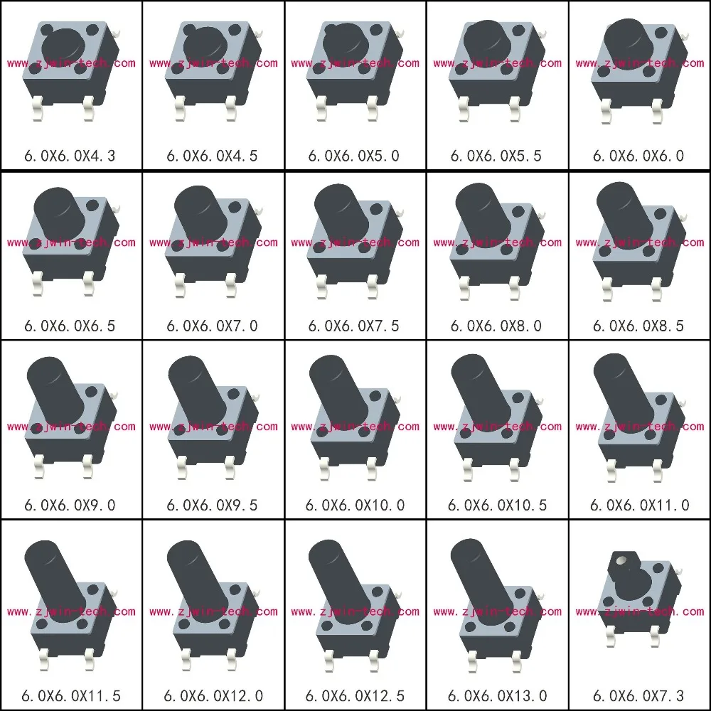 Reel Packing 400-1000pcs Memontary Tactile Push Button Switch 6X6X4.3/4.5/5/6/7/8/9/10/13mm SMD PCB mounting copper 4pin
Reel Packing 400-1000pcs Memontary Tactile Push Button Switch 6X6X4.3/4.5/5/6/7/8/9/10/13mm SMD PCB mounting copper 4pin