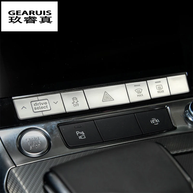 Car Styling for Audi A6 C8 A7 Center Console Multifunctional Buttons Sequins protection Cover Stickers Trim interior Accessories
Car Styling for Audi A6 C8 A7 Center Console Multifunctional Buttons Sequins protection Cover Stickers Trim interior Accessories