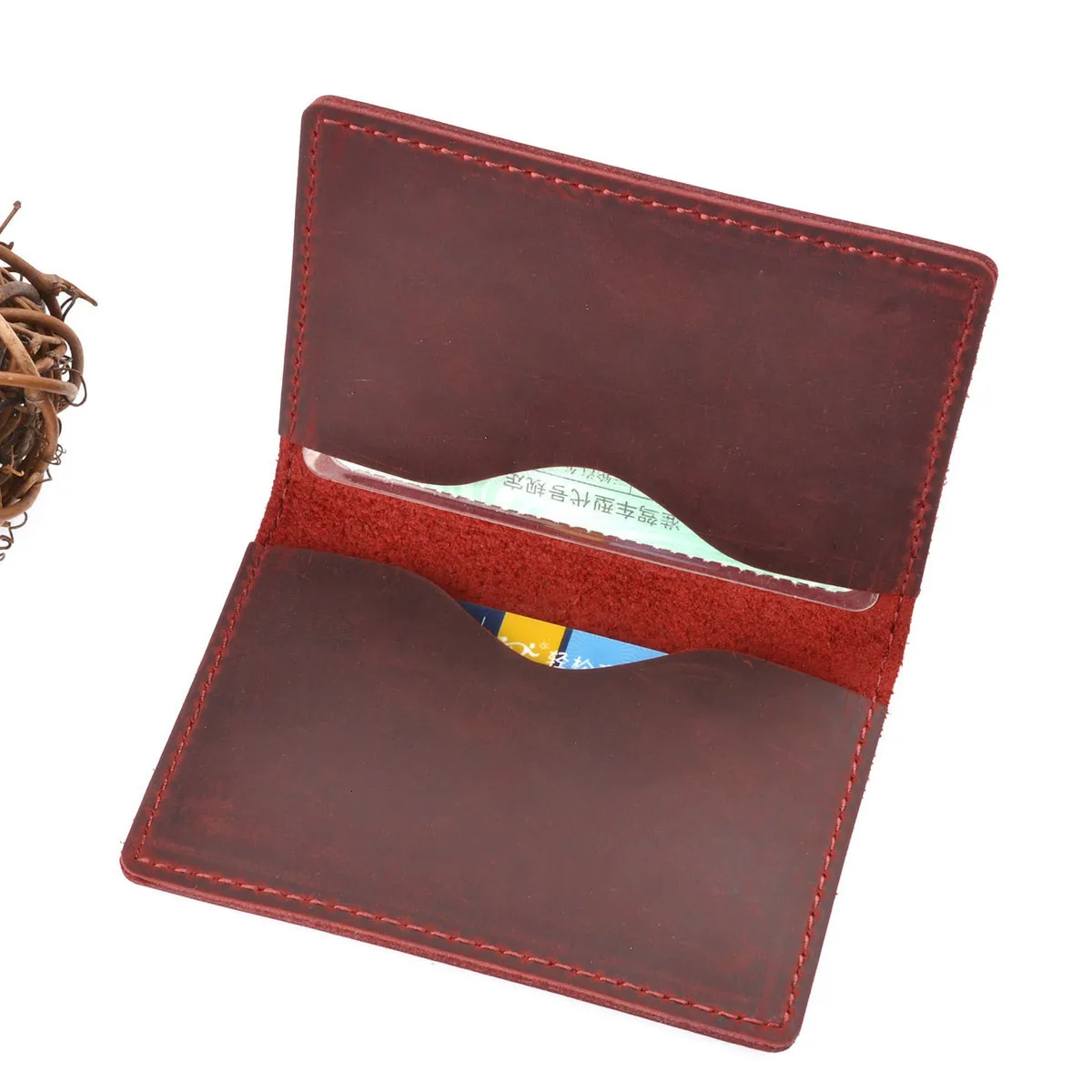 100 pieces / Lot Men Credit ID Card Holder Rustic Cowhide Leather Customized Business Unisex Wallet Pocket Card Holder Wholesale
100 pieces / Lot Men Credit ID Card Holder Rustic Cowhide Leather Customized Business Unisex Wallet Pocket Card Holder Wholesale