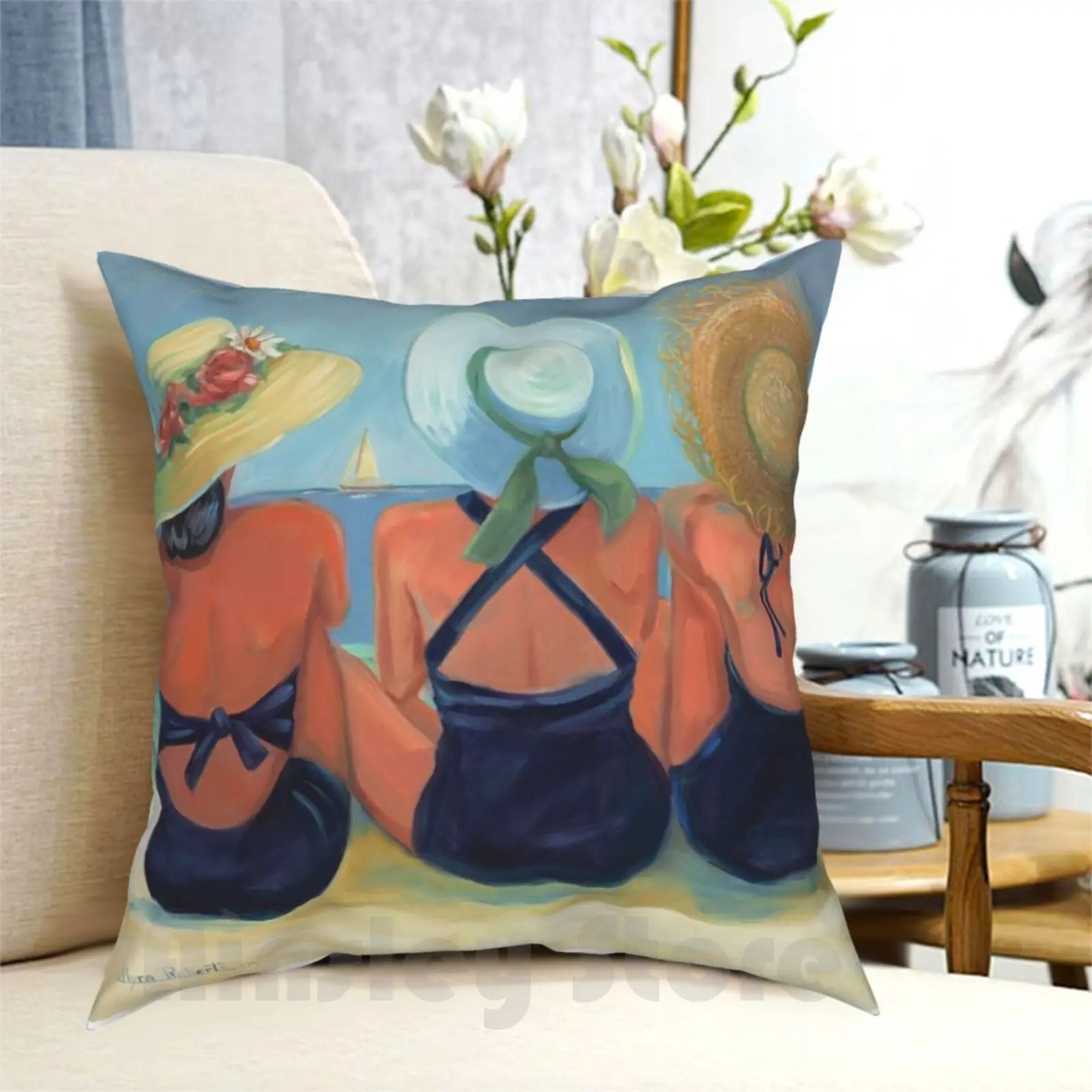 Three Sisters Pillow Case Printed Home Soft DIY Pillow cover Vintage Myra Roberts Beach Fashion Tropical Ocean Friendship
Three Sisters Pillow Case Printed Home Soft DIY Pillow cover Vintage Myra Roberts Beach Fashion Tropical Ocean Friendship