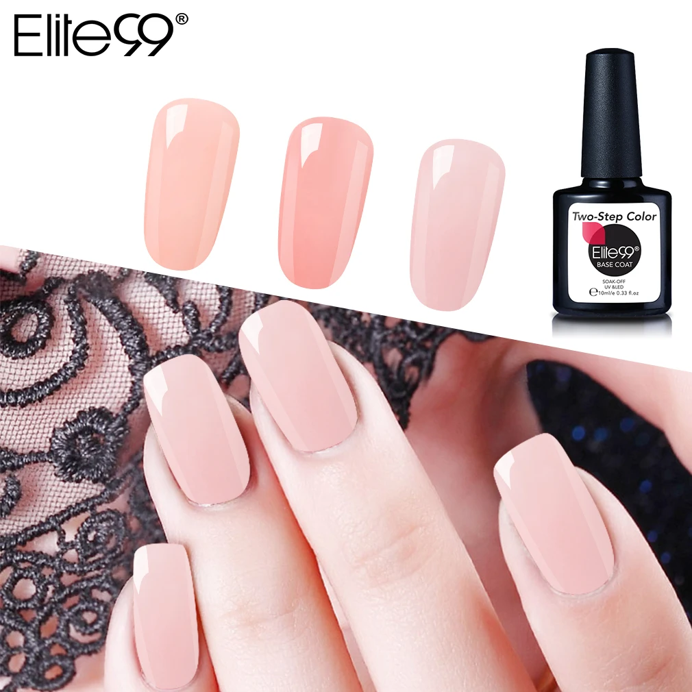 Elite99 10ML Two Step Color Base Coat Soak Off Gel Nail Polish UV LED Varnish Using Ways Art Manicure Lacquer | Красота и здоровье