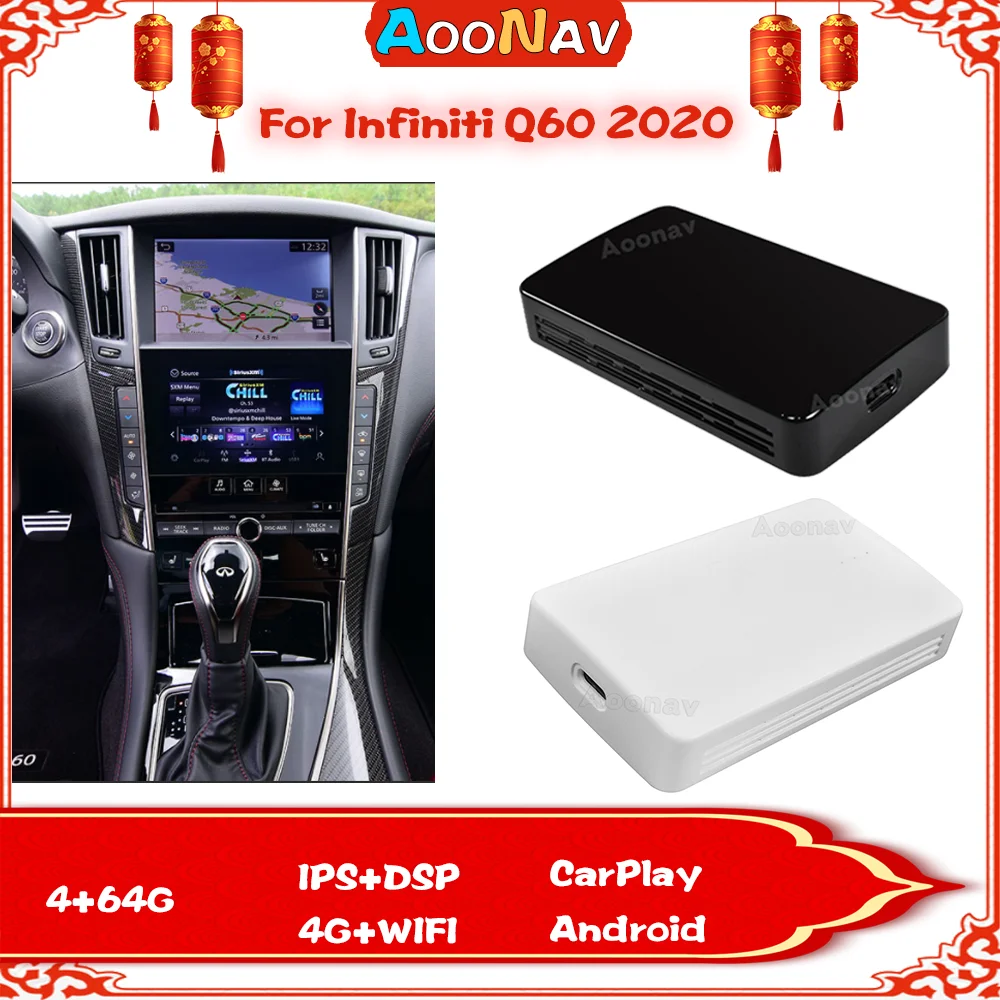 Android Auto 64G Car Play AI Box для Infiniti Q60 2020 Android 10,0 активатор Поддержка беспроводной CarPlay
Android Auto 64G Car Play AI Box для Infiniti Q60 2020 Android 10,0 активатор Поддержка беспроводной CarPlay