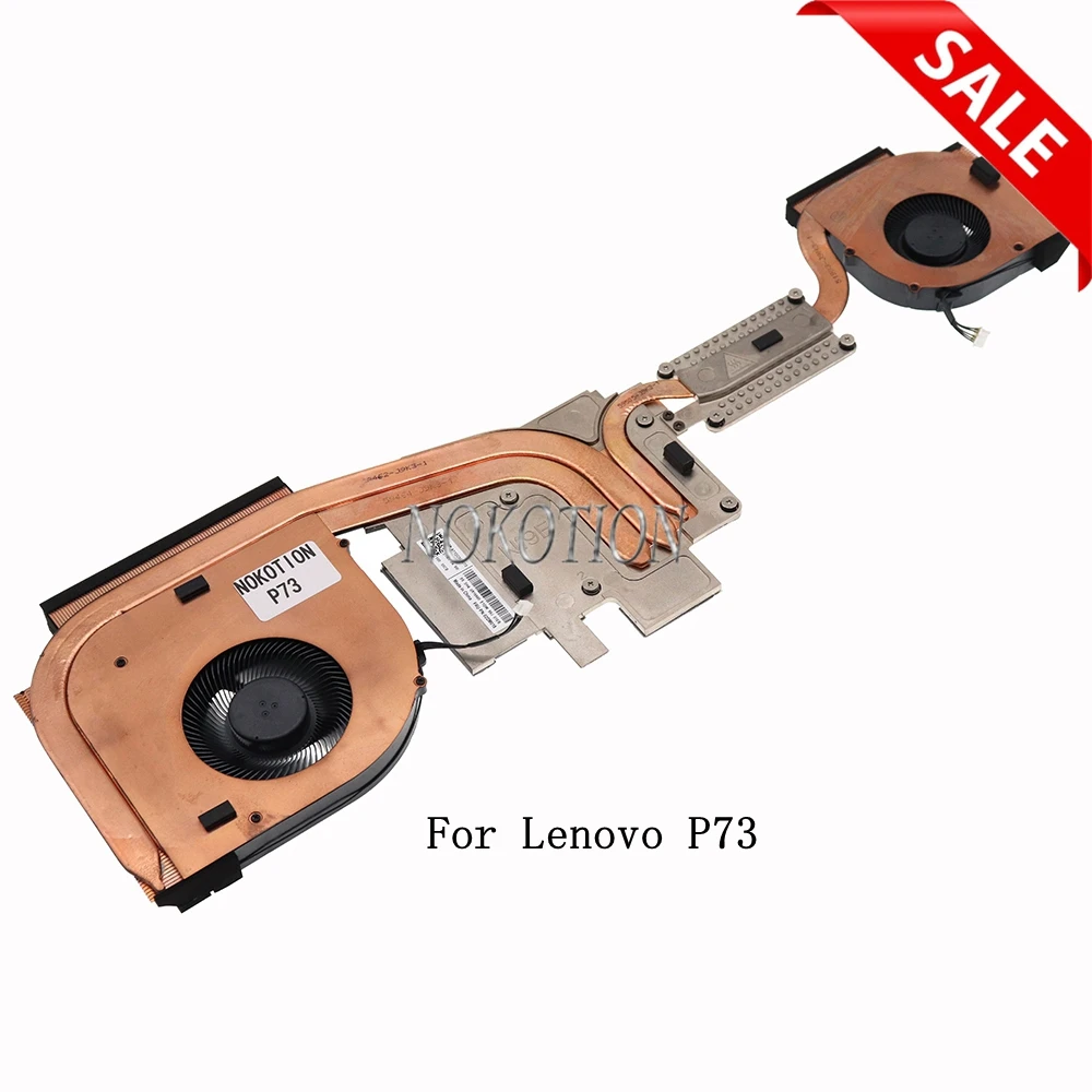 Brand New 02DM018 For Lenovo Thinkpad P73 Laptop CPU GPU Heatsink Radiator Cooler with Double Fan Thermal Module CR2 N19E Delta
Brand New 02DM018 For Lenovo Thinkpad P73 Laptop CPU GPU Heatsink Radiator Cooler with Double Fan Thermal Module CR2 N19E Delta