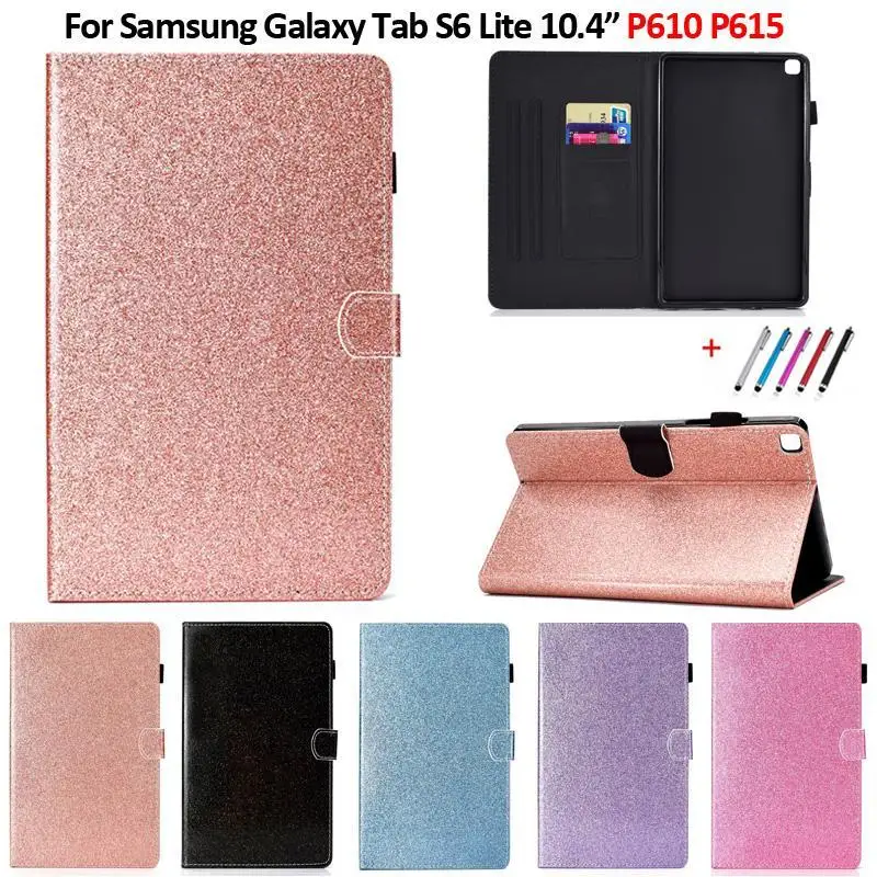 Case for Samsung Tab S6 Lite 10.4 Inch SM-P610 P615 Shinning Glitter Flip Stand Tablet Cover for Galaxy Tab S6 Lite Coque
Case for Samsung Tab S6 Lite 10.4 Inch SM-P610 P615 Shinning Glitter Flip Stand Tablet Cover for Galaxy Tab S6 Lite Coque