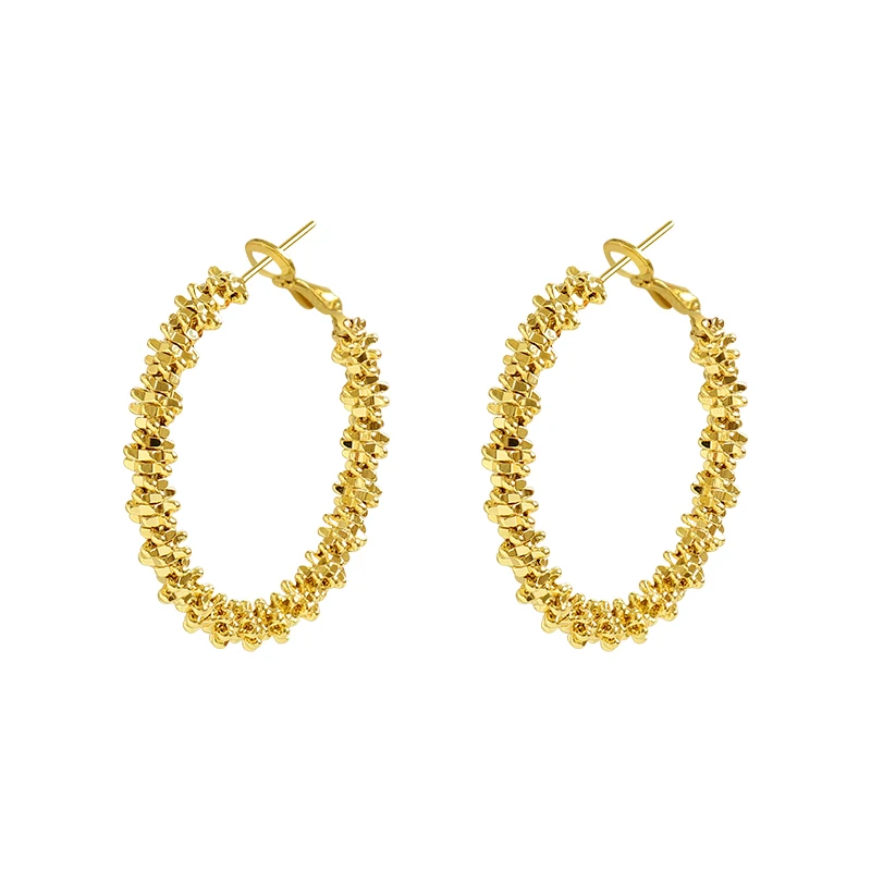 Fashion Exaggerated Metal Earrings 2020 Trend Woven Large Circle Earrings Simple Ladies Earrings Suitable for European Women
Fashion Exaggerated Metal Earrings 2020 Trend Woven Large Circle Earrings Simple Ladies Earrings Suitable for European Women