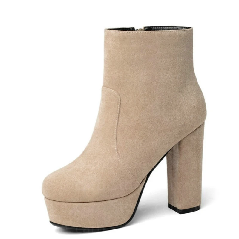 CARP Women's platform boots Winter Boots Fashion Women shoes Autumn Platform Ankle Boots Black Women Boots Size 34-43
CARP Women's platform boots Winter Boots Fashion Women shoes Autumn Platform Ankle Boots Black Women Boots Size 34-43