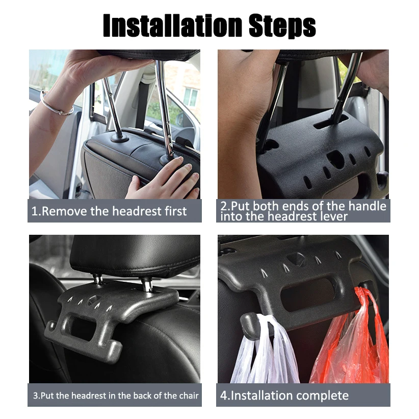 Armrest Headrest Safety Handlebar ABS Car Seat Holder Hook Auto Hook High Quality Car Interior Accessories
Armrest Headrest Safety Handlebar ABS Car Seat Holder Hook Auto Hook High Quality Car Interior Accessories