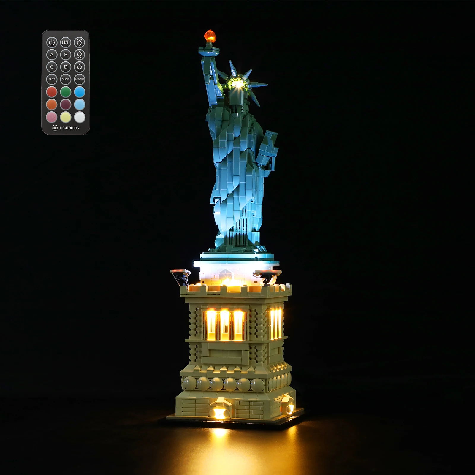 JOY MAGS Only Led Light Kit for 21042 Statue of Liberty Building Blocks Set (NOT Include the Model) Bricks Toys RC Version
JOY MAGS Only Led Light Kit for 21042 Statue of Liberty Building Blocks Set (NOT Include the Model) Bricks Toys RC Version