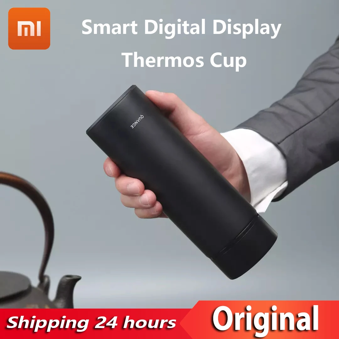 Xiaomi YOUPIN Quange Smart Digital Thermos Cup 400ml Intelligent Temperature Display 316 Stainless Steel Insulated Water Cup
Xiaomi YOUPIN Quange Smart Digital Thermos Cup 400ml Intelligent Temperature Display 316 Stainless Steel Insulated Water Cup
