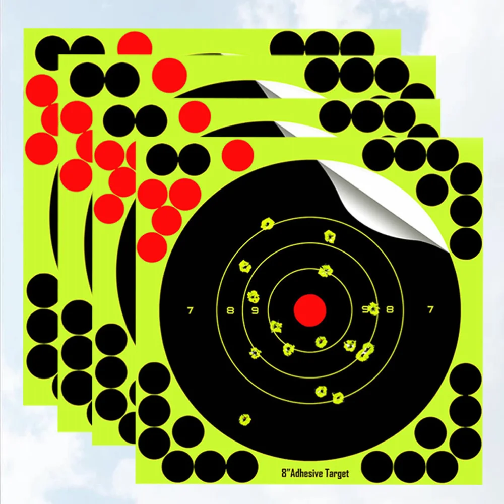 25pcs Fluorescent Shooting Target Paper Stickers Adhesive Arrow Darts Aiming Stickers (Random Color)
25pcs Fluorescent Shooting Target Paper Stickers Adhesive Arrow Darts Aiming Stickers (Random Color)