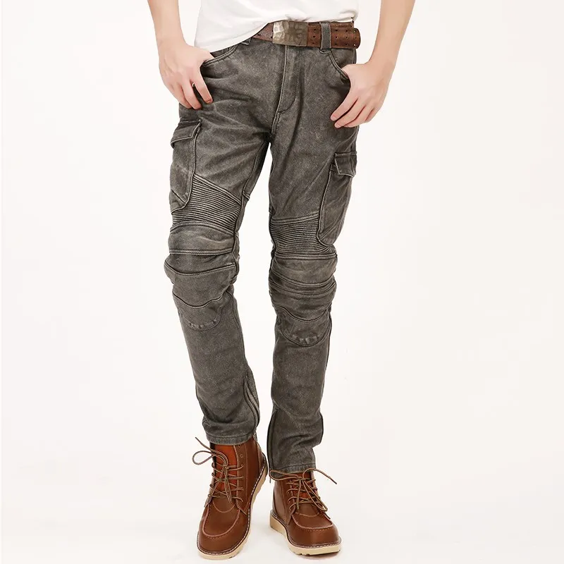 2020 Vintage Brown Men American Style Motorcycle Leather Trousers Plus Size XXXXL Genuine Thick Cowhide Winter Biker's Pants
2020 Vintage Brown Men American Style Motorcycle Leather Trousers Plus Size XXXXL Genuine Thick Cowhide Winter Biker's Pants