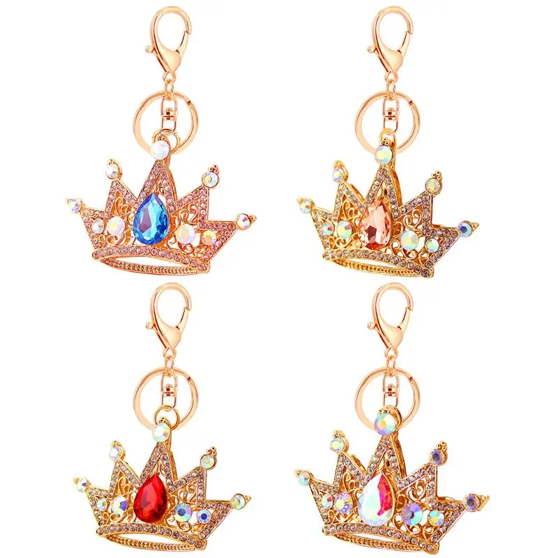 Elegant Crown Shape Key Chain Pendant Shining Rhinestone Fashion Handbag Widgets
Elegant Crown Shape Key Chain Pendant Shining Rhinestone Fashion Handbag Widgets