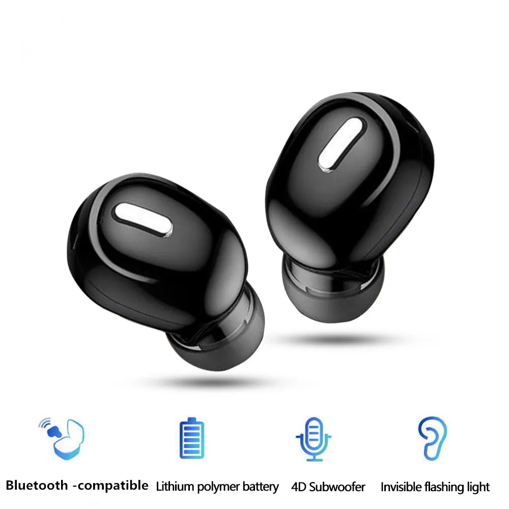Mini Wireless Bluetooth Earphone V5.0 Stereo in-ear Headset with Mic Sports Running Earbuds Earphones for Samsung Huawei Xiaomi
Mini Wireless Bluetooth Earphone V5.0 Stereo in-ear Headset with Mic Sports Running Earbuds Earphones for Samsung Huawei Xiaomi