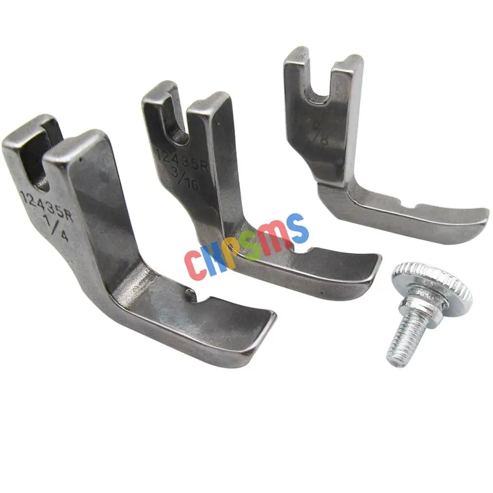 #12435R 1/8+3/16+1/43 Sizes Left Piping Right Cording Foot #12435R For JUKI DDL-555 5550 5600 8300 +
#12435R 1/8+3/16+1/43 Sizes Left Piping Right Cording Foot #12435R For JUKI DDL-555 5550 5600 8300 +