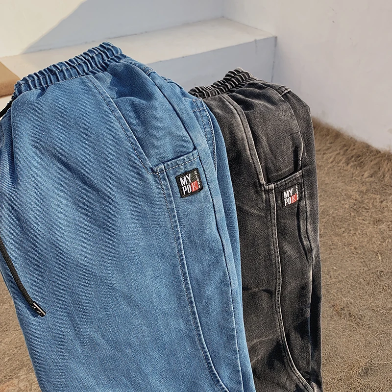 2020 Spring And Autumn New Youth Popular Solid Color Overalls Jeans Fashion Casual Loose Leggings Cropped Pants Blue / Dark Blue
2020 Spring And Autumn New Youth Popular Solid Color Overalls Jeans Fashion Casual Loose Leggings Cropped Pants Blue / Dark Blue